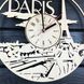 Стильные деревянные часы на стену «Франция, Париж»