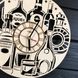 Тематичний інтер`єрний настінний годинник безшумний «Елітний алкоголь»