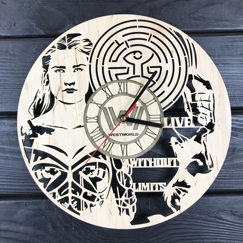 Тематичний інтер`єрний настінний годинник «Світ Дикого заходу»
