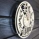 Настенные деревянные часы в интерьер «Дзюдо»