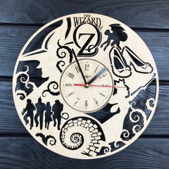 Детские настенные часы из дерева «Волшебник страны Оз»