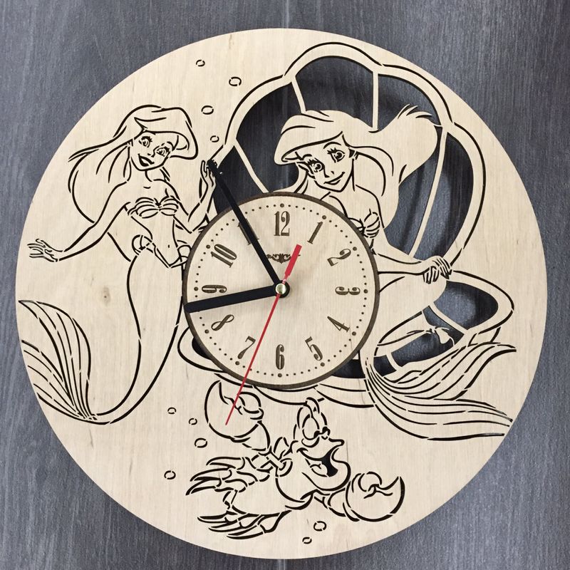 Часы настенные детские «Русалочка Disney»