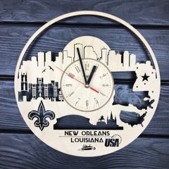 Інтер`єрний годинник на стіну «Новий Орлеан, Луїзіана»