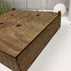 Стильная деревянная подарочная коробка с гравировкой на заказ