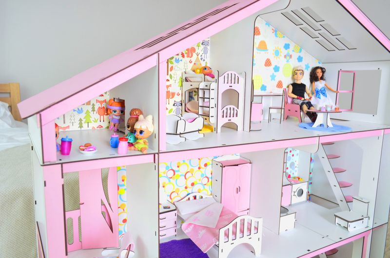 Кукольный Супер дом для Барби с секретом