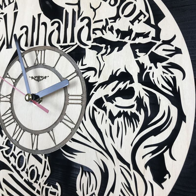 Тематичний інтер`єрний настінний годинник «Vikings»