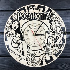 Дизайнерские детские настенные часы «Покахонтас»