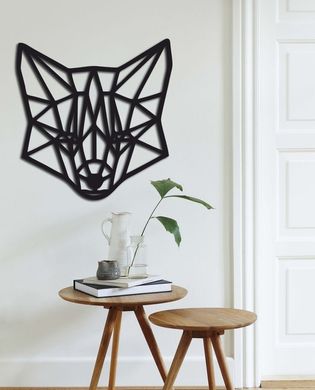 Деревянная геометрическая абстракция для декора стены «Fox»