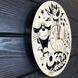 Бесшумные деревянные часы на стену в детскую «Огги и кукарачи»