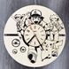 Годинник настінний з потішним дизайном «Покемон»