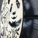 Концептуальные настенные часы из дерева «Милая панда»