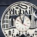 Дизайнерський настінний годинник з дерева «Дубай»