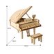 Конструктор деревянный Robotime Рояль 74 детали