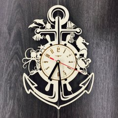 Часы «Якорь» настенные деревянные