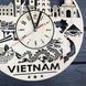 Дизайнерський дерев'яний годинник на стіну «В'єтнам»
