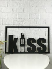 Тематичне настінне панно в салон краси «Kiss»