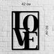 Оригінальне декоративне панно на стіну з дерева «Love»