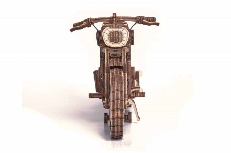 Деревянный пазл-конструктор «Мотоцикл DMS» 203 детали