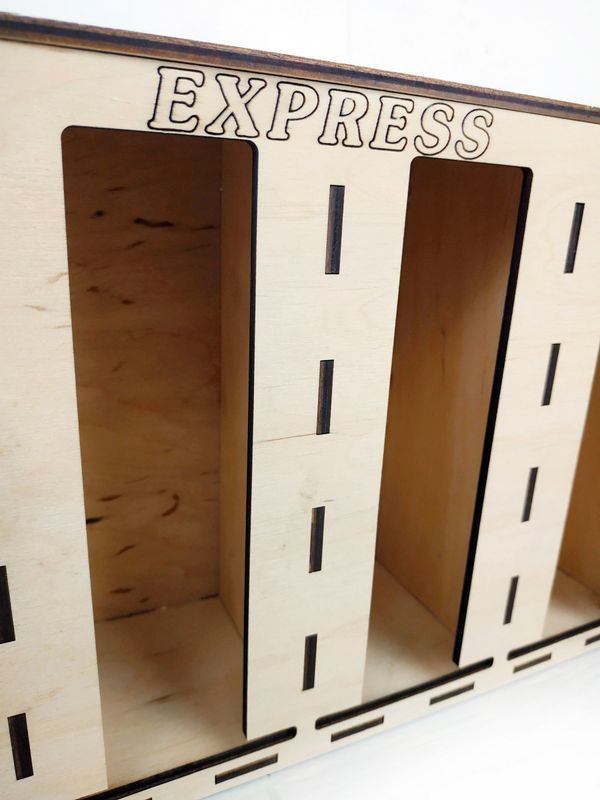 Дерев`яний органайзер для чаю з індивідуальним гравіюванням на замовлення
