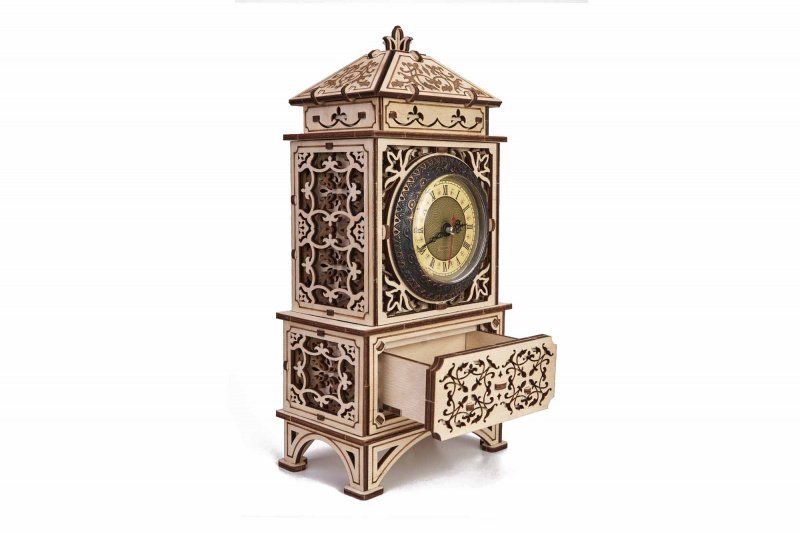 Деревянный конструктор «Классические часы» 142 детали