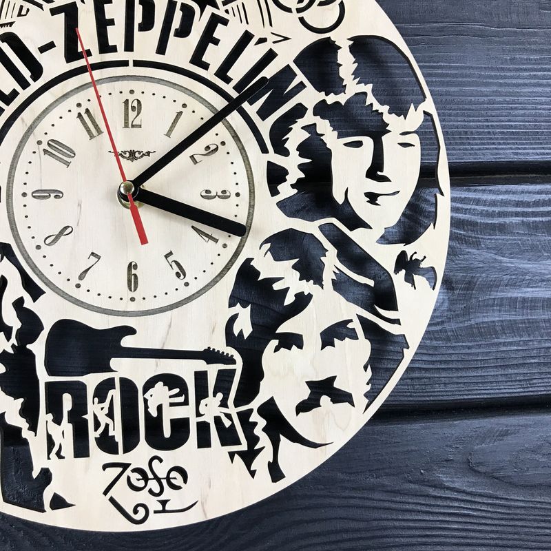 Дизайнерские часы на стену «Led Zeppelin»