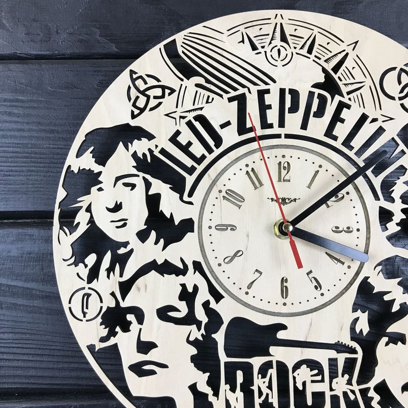 Дизайнерський годинник на стіну «Led Zeppelin»