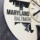 Інтер`єрний годинник на стіну «Меріленд, Балтімор»