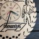 Оригінальний настінний годинник з дерева «Формула 1»