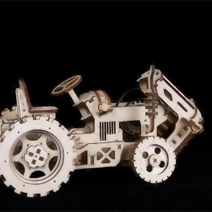 Конструктор Robotime Трактор из дерева 136 деталей