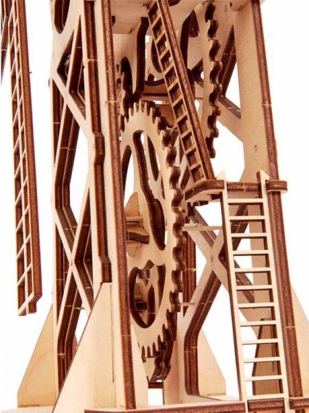 Деревянный 3D конструктор «Мельница» 76 деталей