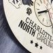 Интерьерные часы на стену «Шарлотт, Северная Каролина»
