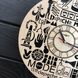Оригинальные настенные часы из дерева «Depeche Mode»