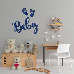 Деревянное панно на стену в детскую комнату «Baby»