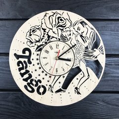 Концептуальний настінний годинник з дерева «Танго»
