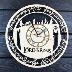 Тематичний настінний годинник з дерева «Володар перснів»