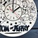 Дитячий декоративний годинник з дерева «Том і Джеррі»