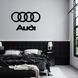 Дерев'яне настінне пано для декору в формі значка Audi