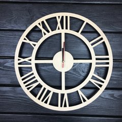 Безшумний настінний годинник з дерева інтер`єрний з універсальним дизайном
