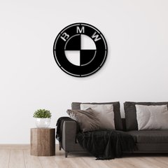 Декоративний дерев'яний настінний автомобільний значок BMW