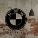 Декоративний дерев'яний настінний автомобільний значок BMW