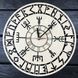Оригинальные настенные часы из дерева «Викинги»