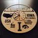 Интерьерные часы на стену «Де-Мойн, Айова»