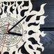 Круглий дизайнерський дерев`яний годинник «Sublime»
