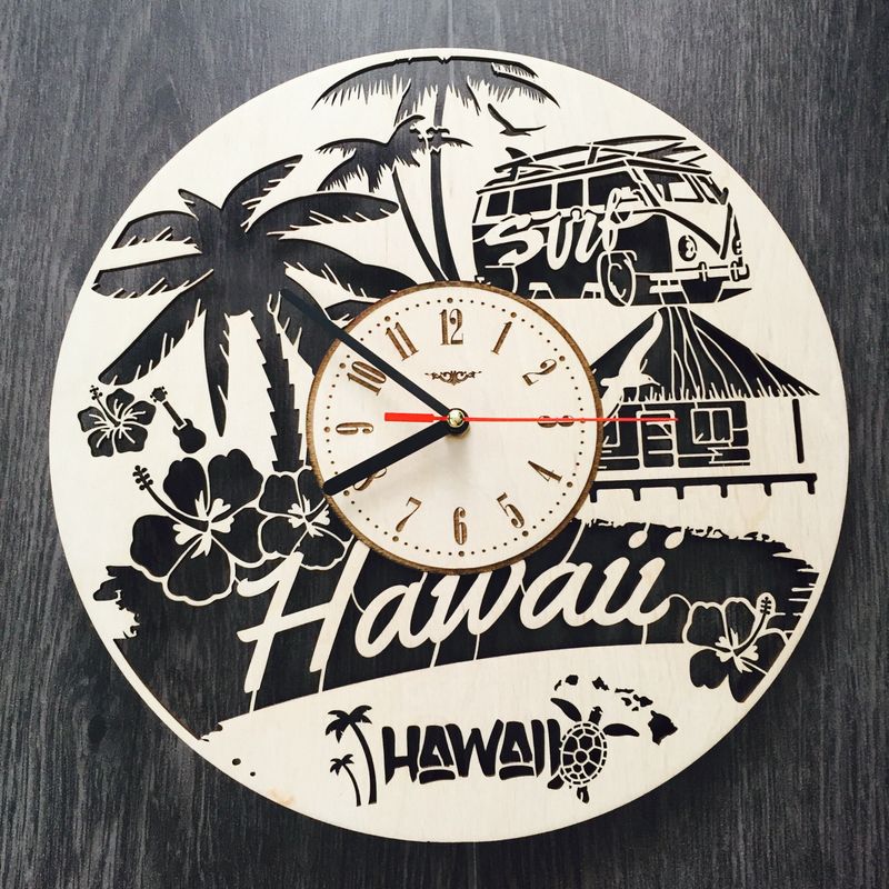 Интерьерные часы на стену «Гавайи»
