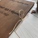 Деревянная папка для хранения свидетельств о браке с индивидуальной гравировкой