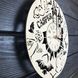 Бесшумные детские настенные часы из дерева «Каспер - доброе привидение»