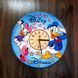 Детские цветные настенные часы из дерева «Дональд Дак и Дейзи Дак»