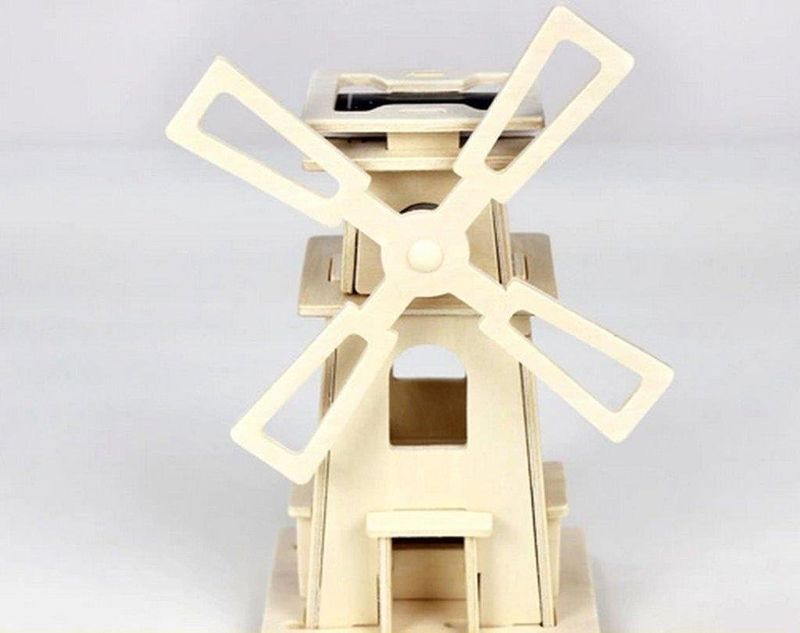 Конструктор Robotime Ветряная мельница 3 21 деталей