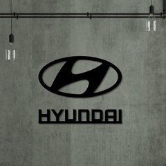 Значок з дерева на стіну декоративний Hyundai