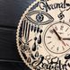 Часы настенные из дерева «Hand Made»